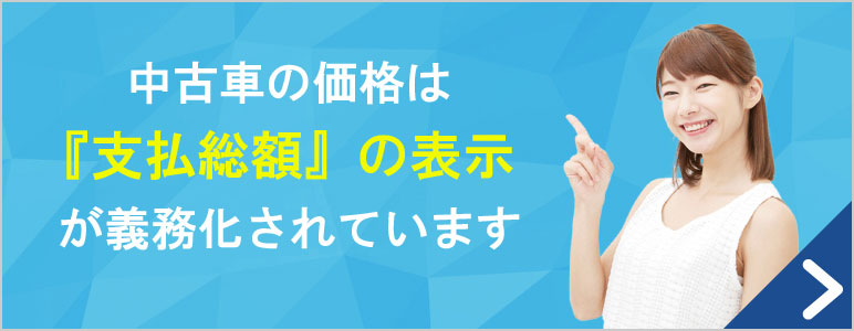 中古車の購入は支払総額が安心 自動車公取協